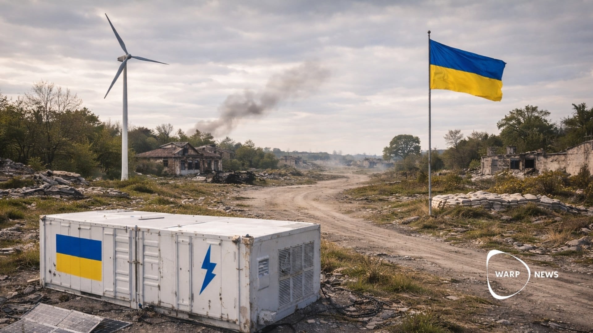 Ukraine builds new power grid with solar, wind and batteries that better withstands Russian attacks